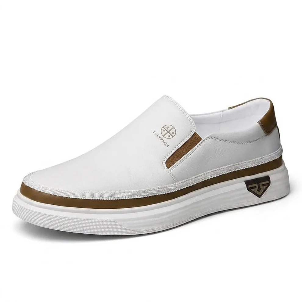 SNICKERS UOMO SLIP-ON IN PELLE