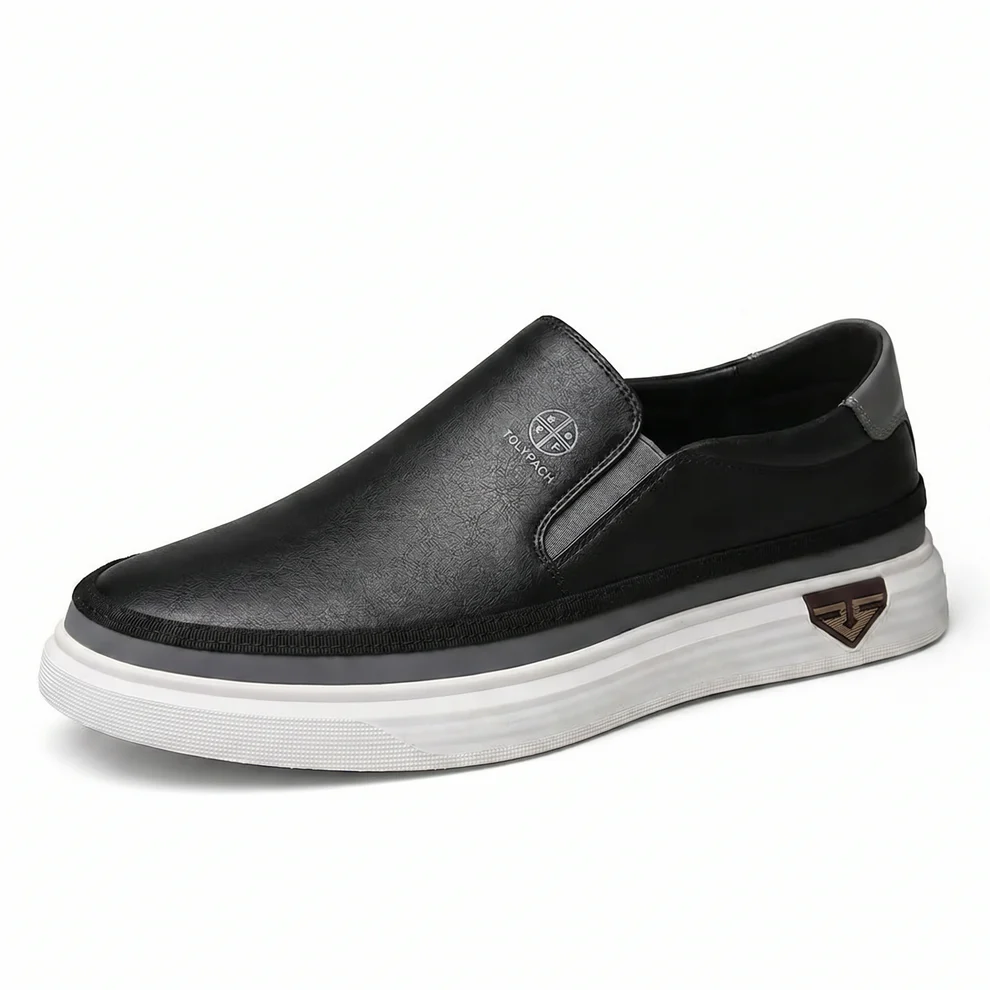 SNICKERS UOMO SLIP-ON IN PELLE
