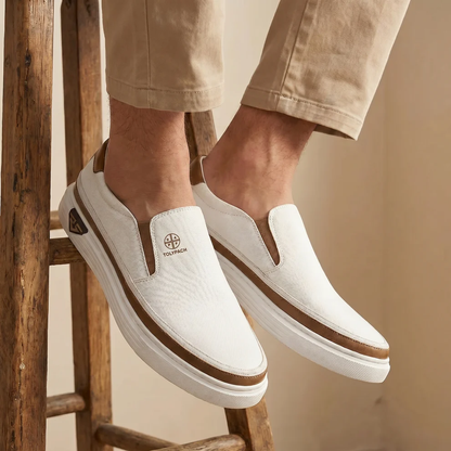 SNICKERS UOMO SLIP-ON IN PELLE